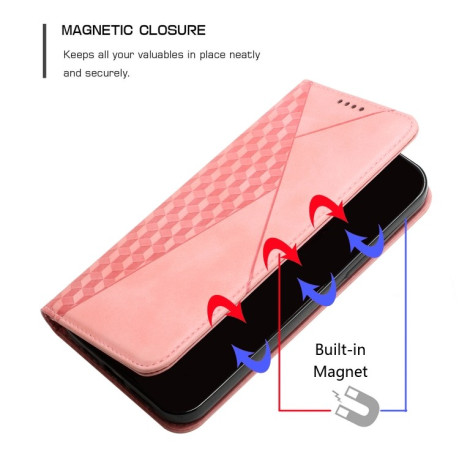Чехол-книжка Rhombus Skin Feel на Samsung Galaxy A53 5G - розовый
