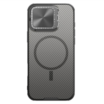 Противоударный чехол NILLKIN CamShield Prop MagSafe Magnetic Translucent на  iPhone 16 Pro - черный