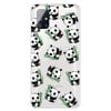 Ударозащитный чехол Painted Transparent на Samsung Galaxy M51 - Panda