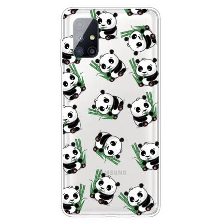 Ударозащитный чехол Painted Transparent на Samsung Galaxy M51 - Panda