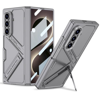 Чохол GKK Integrated Magnetic Folding Hinge Vision на Samsung Galaxy Fold8 Ultra 5G — сірий