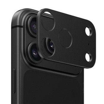Защита камеры (без линз) Kalebol Metal Hollow Lens Protection Ring на iPhone 18 Pro — черная
