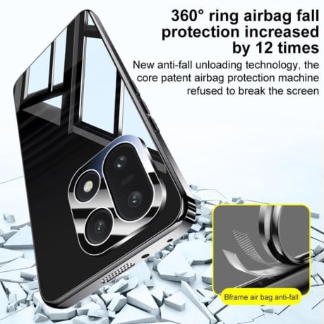 Чохол Electroplating Ice Crystal Airbag Full Coverage Shockproof на OnePlus 15 — сріблястий