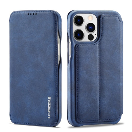 Чохол-книжка LC.IMEEKE Hon Ancient Series для iPhone 14 Pro Max - синій
