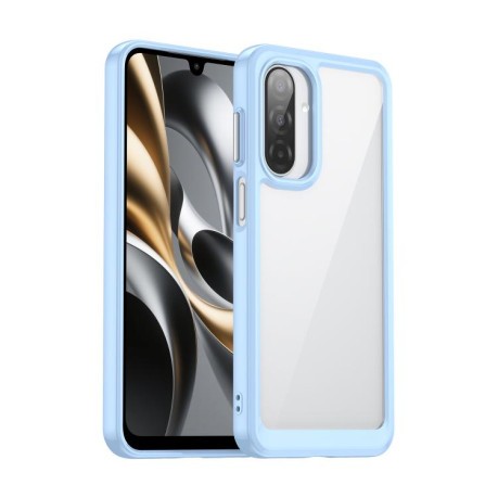 Противоударный чехол Colorful Acrylic Series для Samsung Galaxy A17 5G - синий