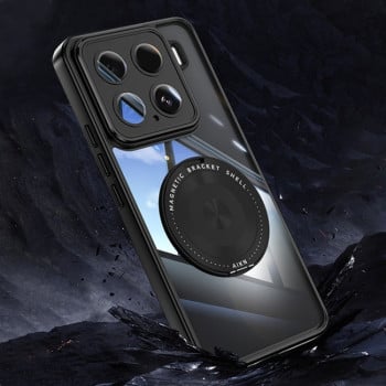 Противоударный чехол MagSafe Acrylic Hybrid для Xiaomi 15 - черный