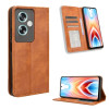 Чохол-книжка Magnetic Buckle Retro Crazy Horse Texture для OnePlus Nord N30 SE / OPPO A79 5G - коричневий