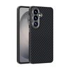 Карбоновый чехол ABEEL C Carbon Fiber Series фактура 6D Micro Relief с MagSafe для Samsung Galaxy S26 5G — чёрный