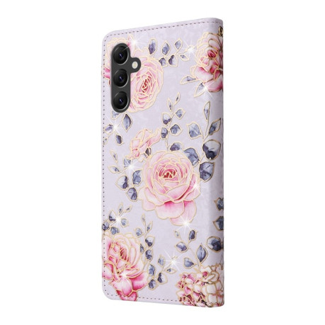 Чохол-книжка Bronzing Painting RFID для Samsung Galaxy A14 5G - Pastoral Rose