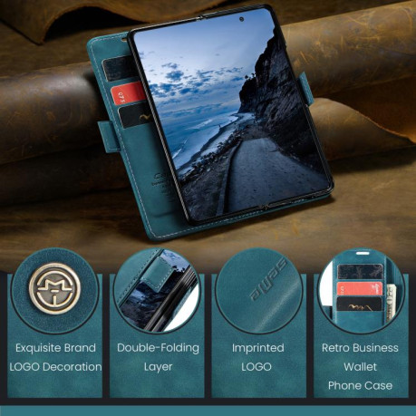 Чохол-книжка CaseMe-013 Multifunctional для Samsung Galaxy Fold 7 - синій