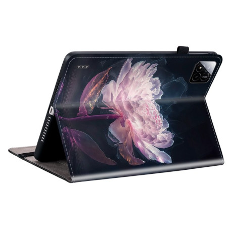 Чехол-книжка Crystal Texture Painted Leather для Xiaomi Pad 7 / Pad 7 Pro - Peony