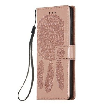 Чехол-книжка Dream Catcher Printing  на Samsung Galaxy S20 - розовое золото