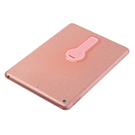 Противоударный чехол Glitter with Holder для iPad 10.2  - розовое золото
