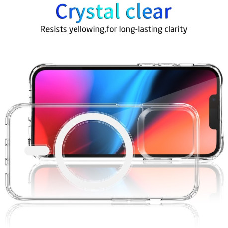 Противоударный чехол Ring Clear Crystal Magsafe для iPhone 13 Pro Max - прозрачный