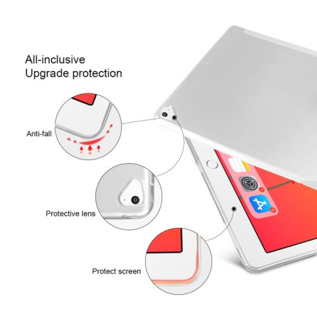 Чехол-книжка Multi-folding Smart для iPad Pro 12.9 2015 / 2017 - красный