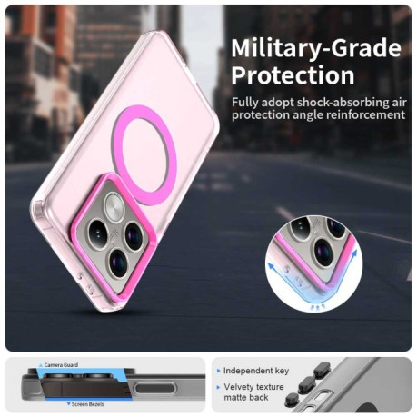 Протиударний чохол MagSafe Holder PC Hybrid для Xiaomi 14T Pro - червоний