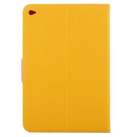 Чехол Cross Texture желтый для iPad mini 4