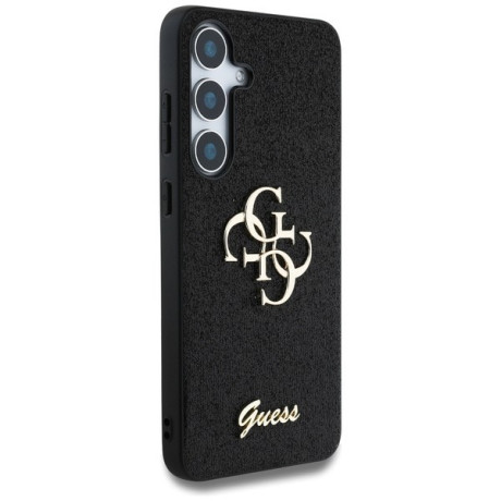 Оригинальный чехол Guess Big 4G Metal Logo для Samsung Galaxy S25 - black