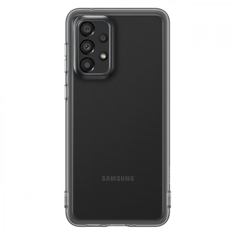 Оригинальный чехол Samsung Soft Clear Cover для Samsung Galaxy A33 black (EF-QA336TBEGWW)