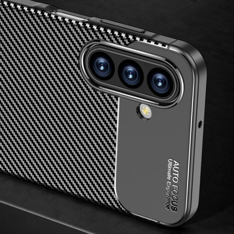 Карбоновий чохол HMC Carbon Fiber на Samsung Galaxy A17 5G - чорний