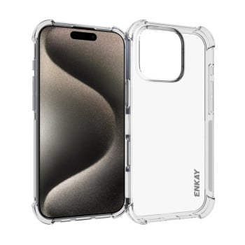 Противоударный чехол ENKAY Hat-Prince Transparent для iPhone 16 Pro Max