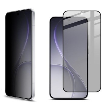 Защитное 3D стекло IMAK Curved Privacy Full Screen на OPPO Reno15 F 5G Global - черное