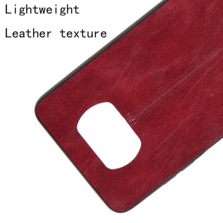 Ударозащитный чехол Sewing Cow Pattern на Xiaomi Poco X3 / Poco X3 Pro - красный