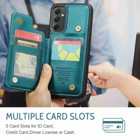 Чохол CaseMe C22 Card Slots Holder RFID Anti-theft для Samsung Galaxy A54 5G - синій