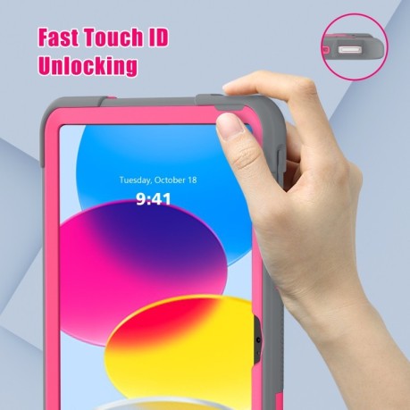 Противоударный чехол Contrast Color для iPad  10.9 2022 - серый