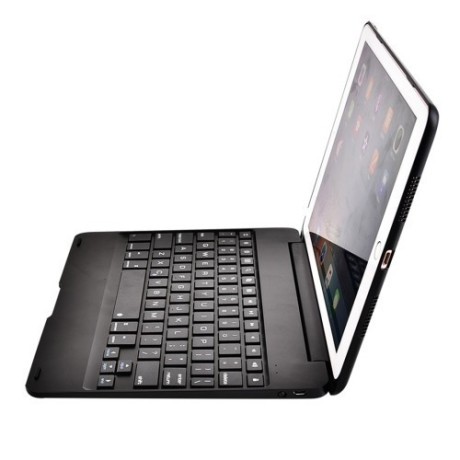 Алюминиевый Черный Чехол - клавиатура Bluetooth для iPad Pro 9.7
