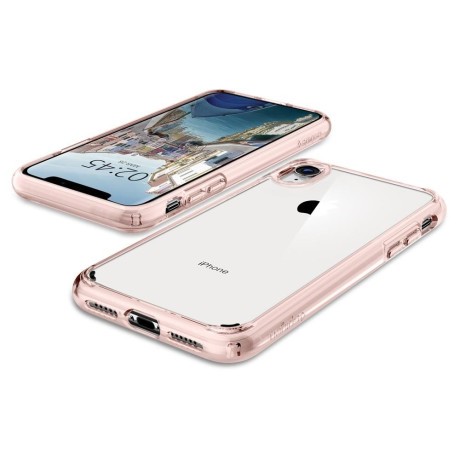 Оригинальный чехол Spigen Ultra Hybrid для IPhone Xr Rose Crystal