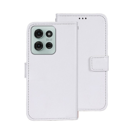 Чохол-книжка idewei Crazy Horse Texture для Motorola Moto G75 5G - білий