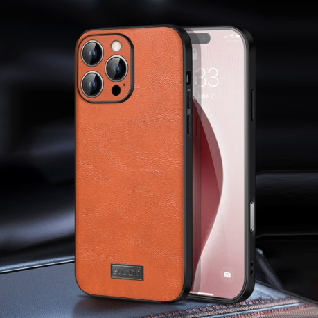 Чохол SULADA Handmade для iPhone 16 Pro Max - помаранчевий