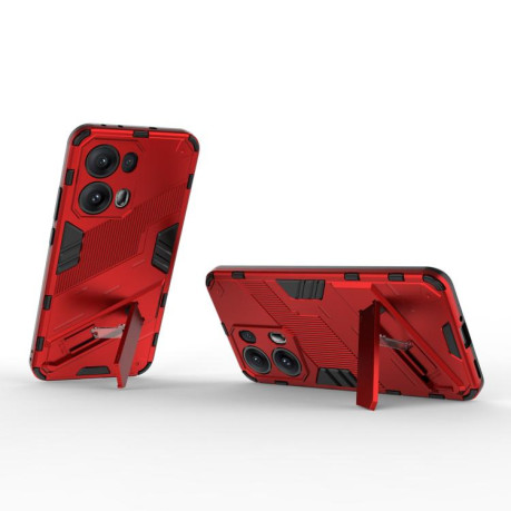 Противоударный чехол Punk Armor для OPPO Reno13 Pro 5G Global - красный