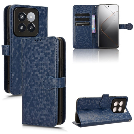 Чохол-книжка Honeycomb Dot для Xiaomi 14 Pro - синій