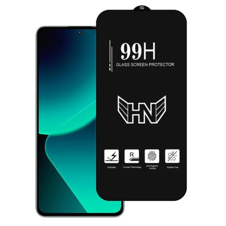 Захисне скло High Aluminum Large Arc Full Screen на Xiaomi 13T - чорне