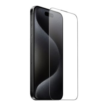 Защитное стекло hoco A34 9D Large Arc Dustproof Diamond на iPhone 16 Pro