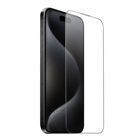 Захисне скло hoco A34 9D Large Arc Dustproof Diamond на iPhone 16 Pro
