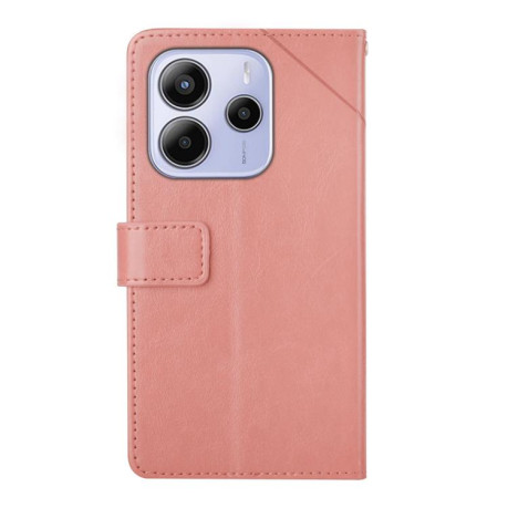 Чохол-книжка Y-shaped Pattern на Xiaomi Redmi Note 14 4G 164.48mm - рожевий