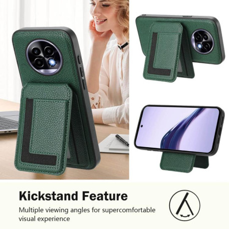 Чохол CX01 Detachable Magsafe Magnetic Card Bag для Realme 13 Pro / 13 Pro+ - Green