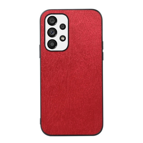 Противоударный чехол Wood Texture для Samsung Galaxy A23 4G - красный