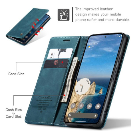 Чехол-книжка CaseMe-013 Multifunctional на Google Pixel 9a - синий