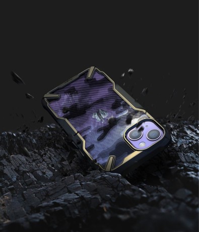 Оригінальний чохол Ringke Fusion X Design на iPhone 13 mini - Camo black
