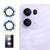 Захисне скло на камеру ENKAY Aluminium для OPPO Reno13 Pro Global - блакитне