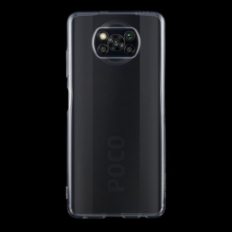 Ультратонкий силиконовый чехол 0.75mm на Xiaomi Poco X3 / Poco X3 Pro - прозрачный