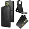 Чохол Magnetic Vertical Flip Leather на Motorola Edge 70 5G — чорний