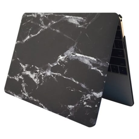 Мармуровий Чохол Marble Water Decals Black для Macbook 12