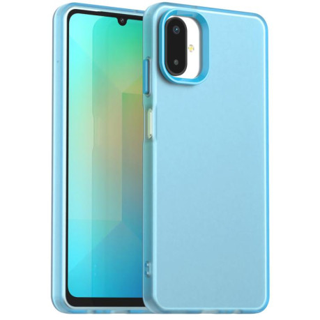 Противоударный чехол Candy Series для Samsung Galaxy F06 5G / M06 5G - синий