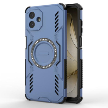 Протиударний чохол Butterfly Armor з MagSafe на Samsung Galaxy A07 4G - синій