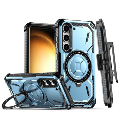 Противоударный чехол Armor Series MagSafe для Samsung Galaxy S23+ 5G - синий